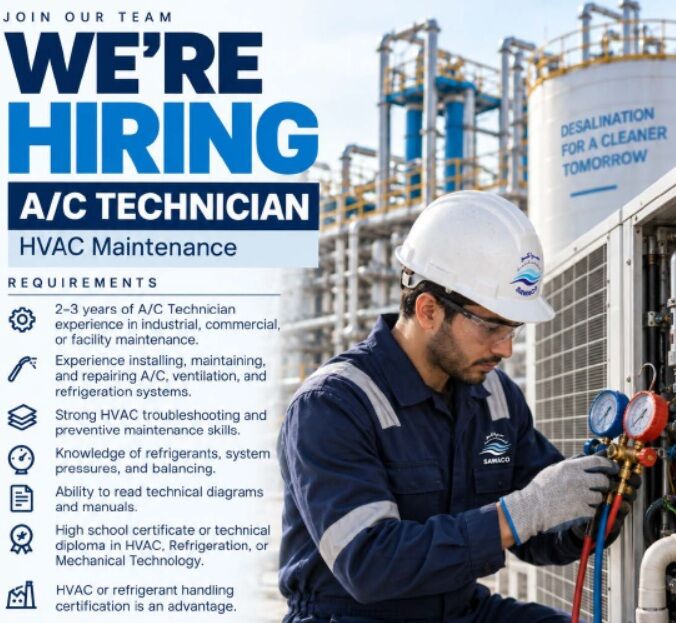 A/C Technician- Sponsorship Transfer- in Mecca