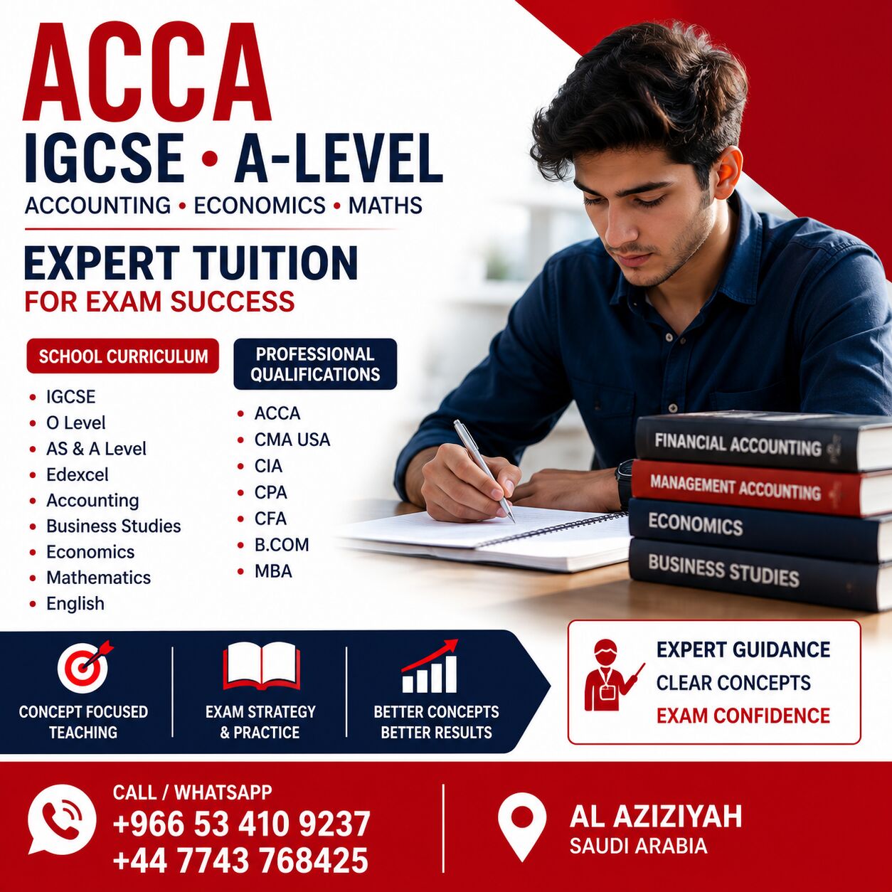 ACCA | CFA | CMA | CPA | B.Com | MBA | in Jeddah