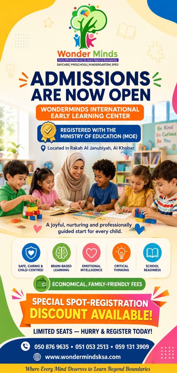 Admissions Are Now Open At WonderMinds!