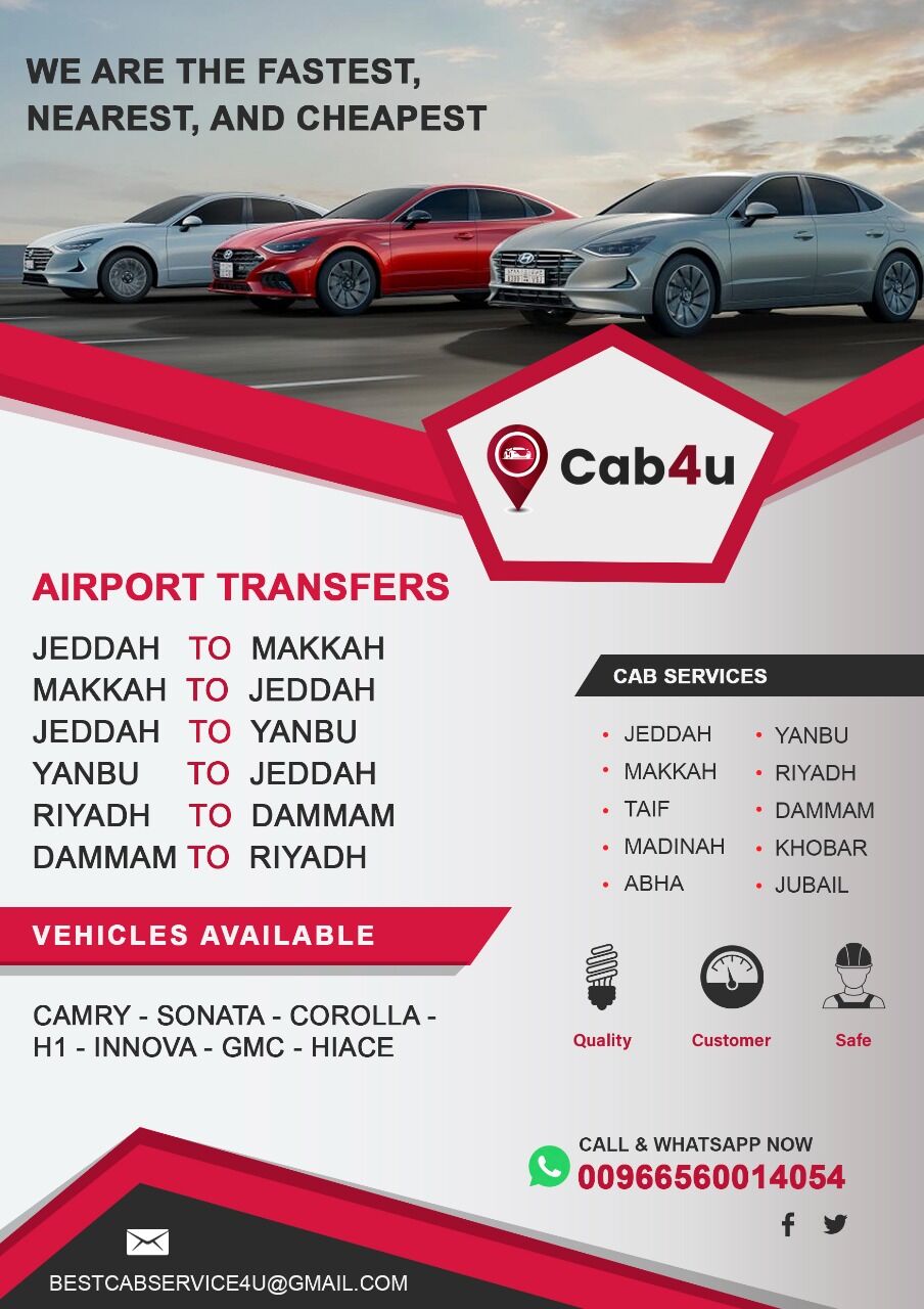AIRPORT TAXI SERVICE: MAKKAH JEDDAH OR in Mecca