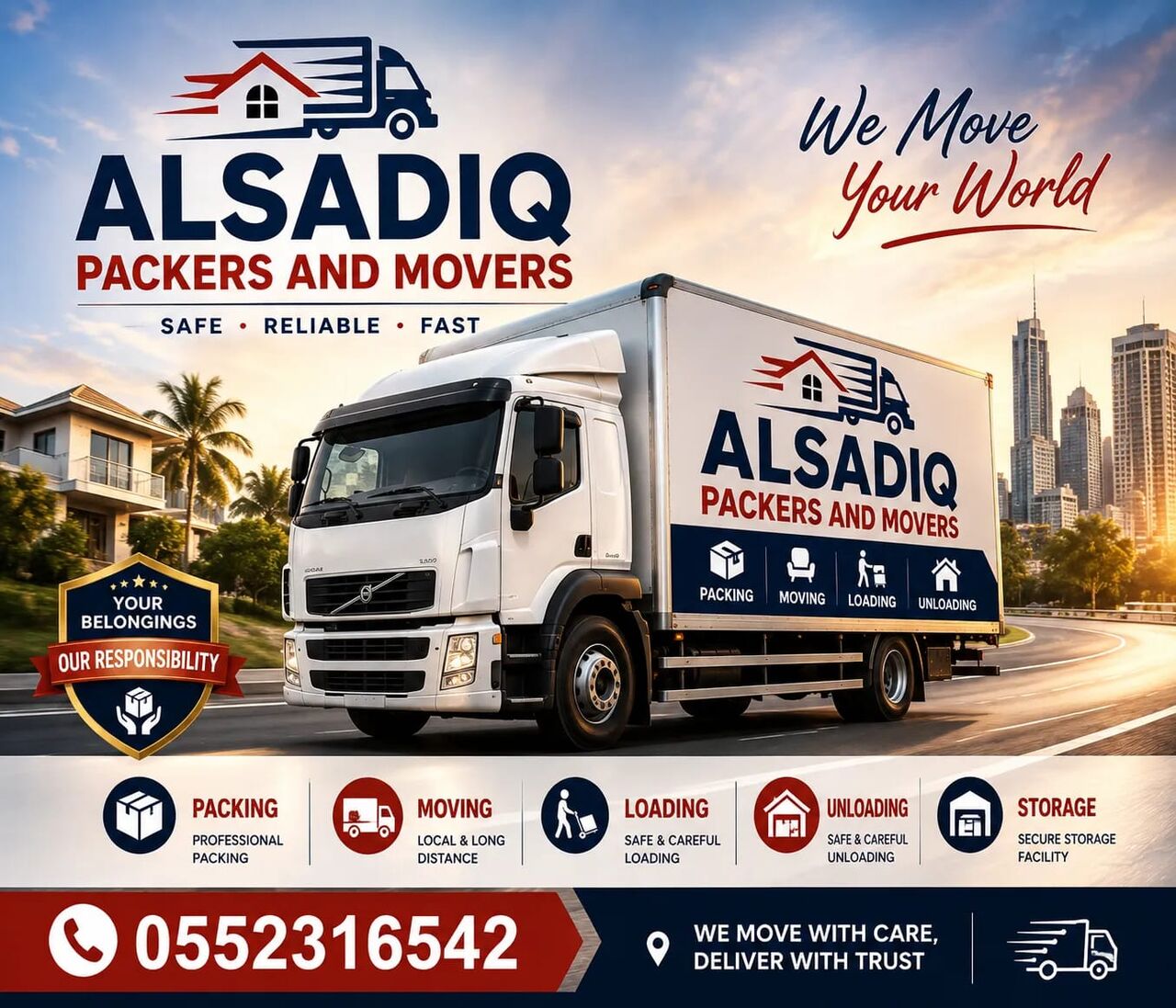 ALSADIQ PACKERS & MOVERS Furniture in Dammam