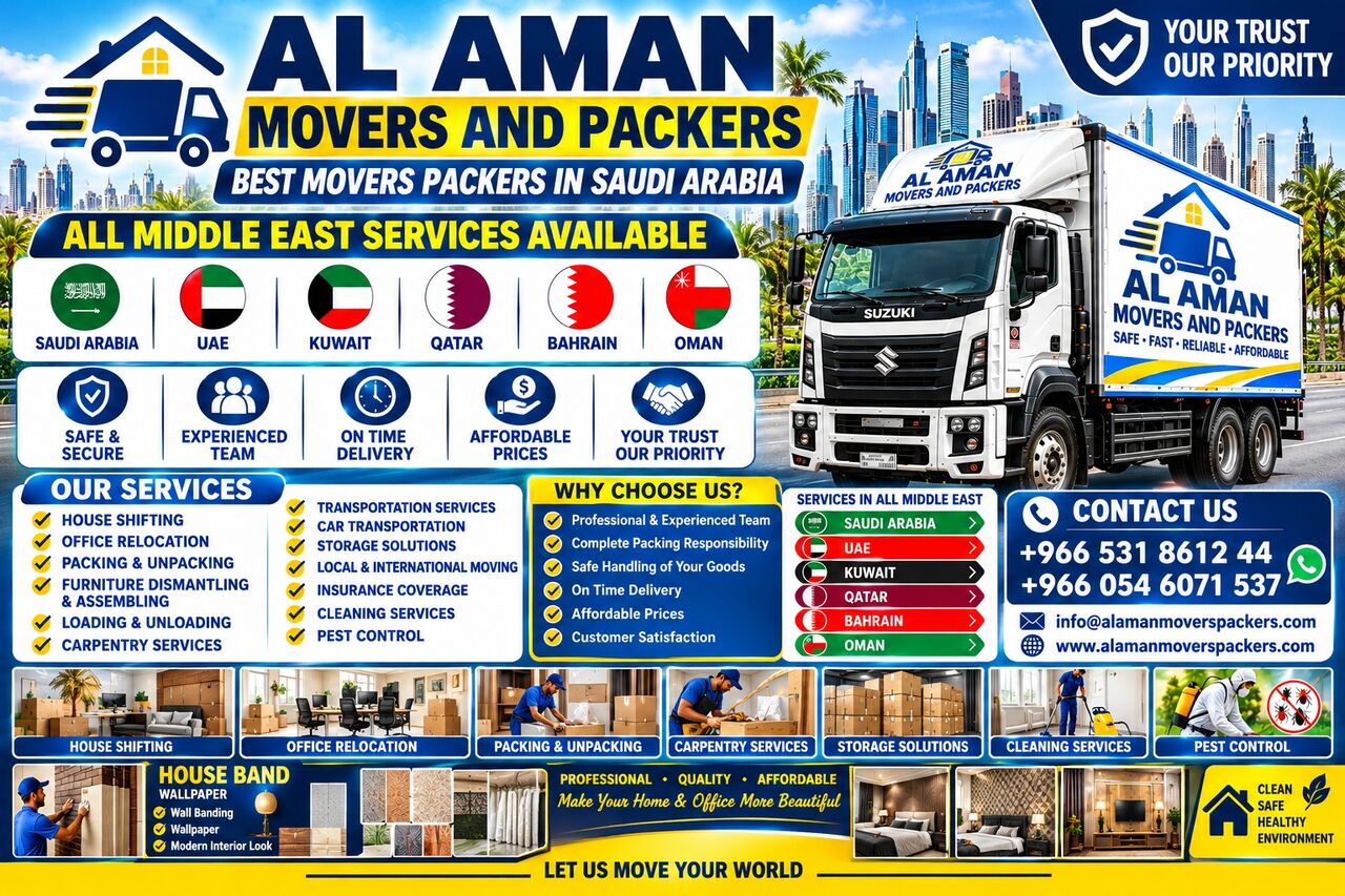 Best Movers And Packers Near You | Al in Riyadh