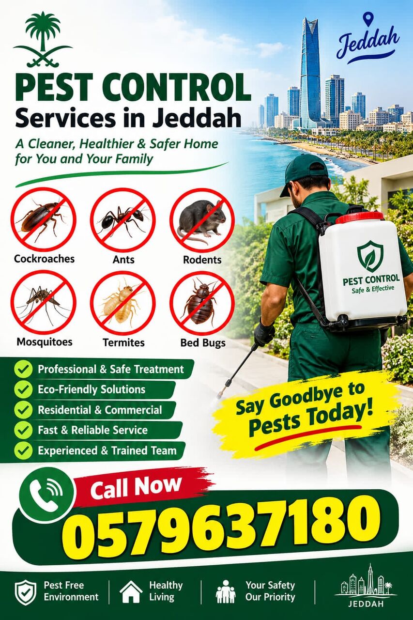 Best Pest Control In Jeddah | مكافحة in Jeddah