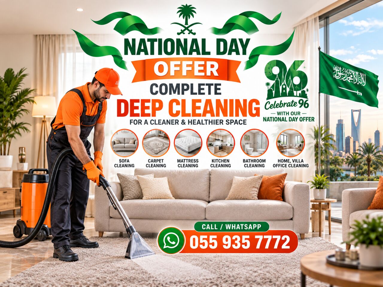 Complete Home, Apartment & Villa Deep Cleaning Services in Khobar
