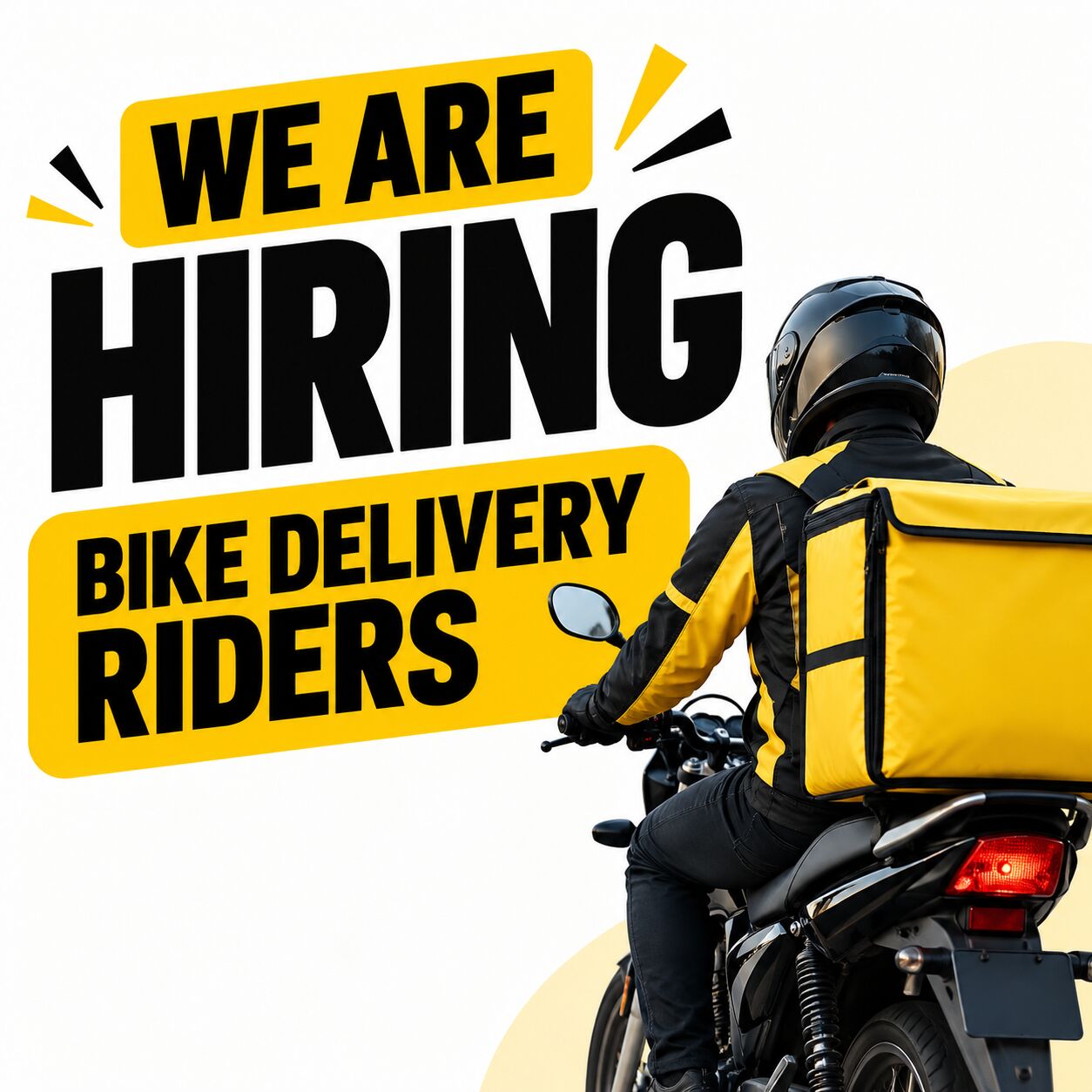 Delivery Riders Required