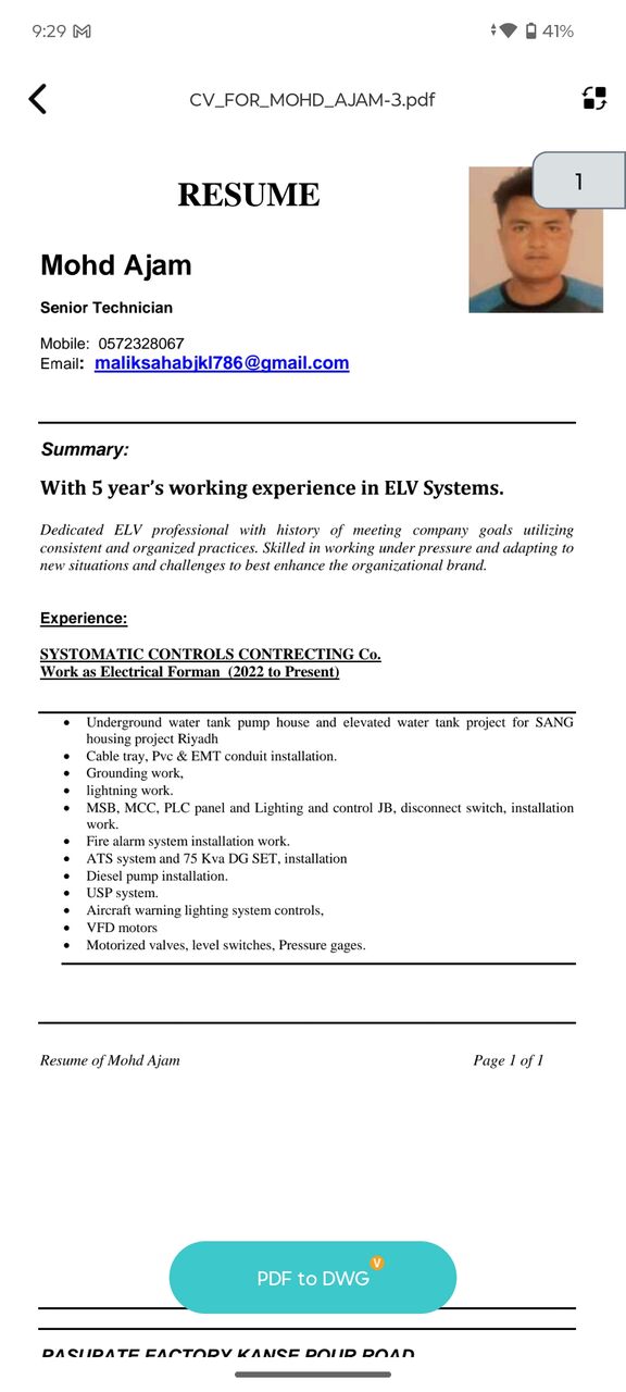 Electrician in Riyadh