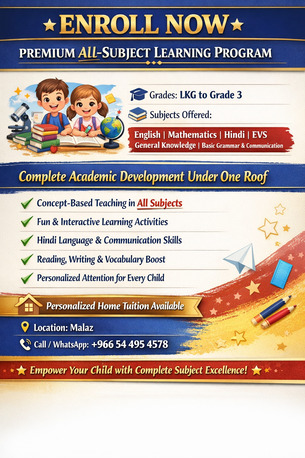 ENROLL NOW- PREMIUM ALL-SUBJECT LEARNING in Riyadh