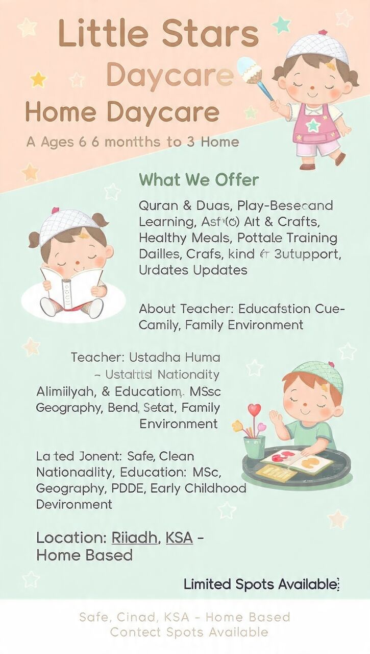 Home Based Day Care For Kids