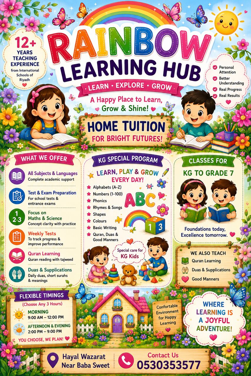Kg To Grade 8 Learning Hub