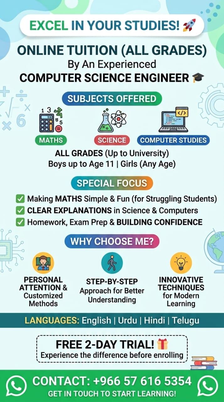 Learn Smarter, Not Harder- Online in Dammam