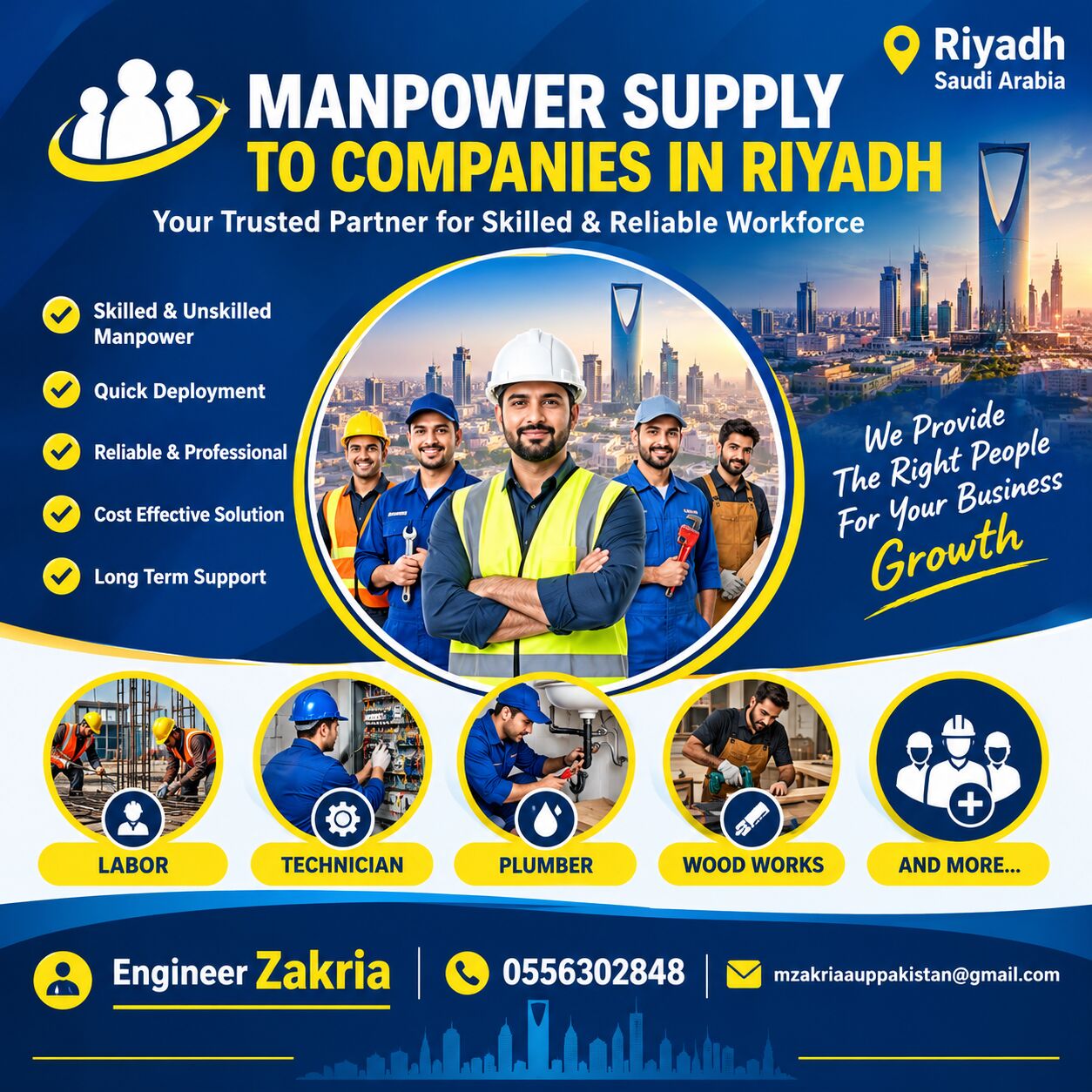 Man Power Provided Service