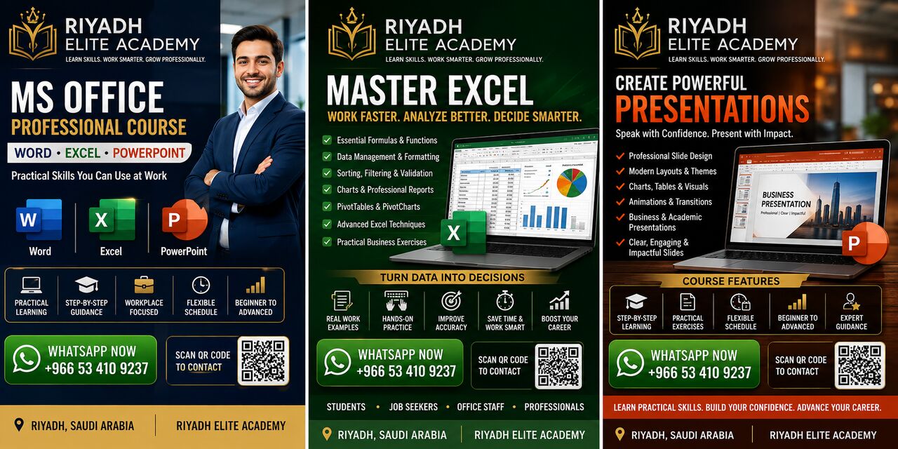 MS Office Professional Course Riyadh | in Riyadh
