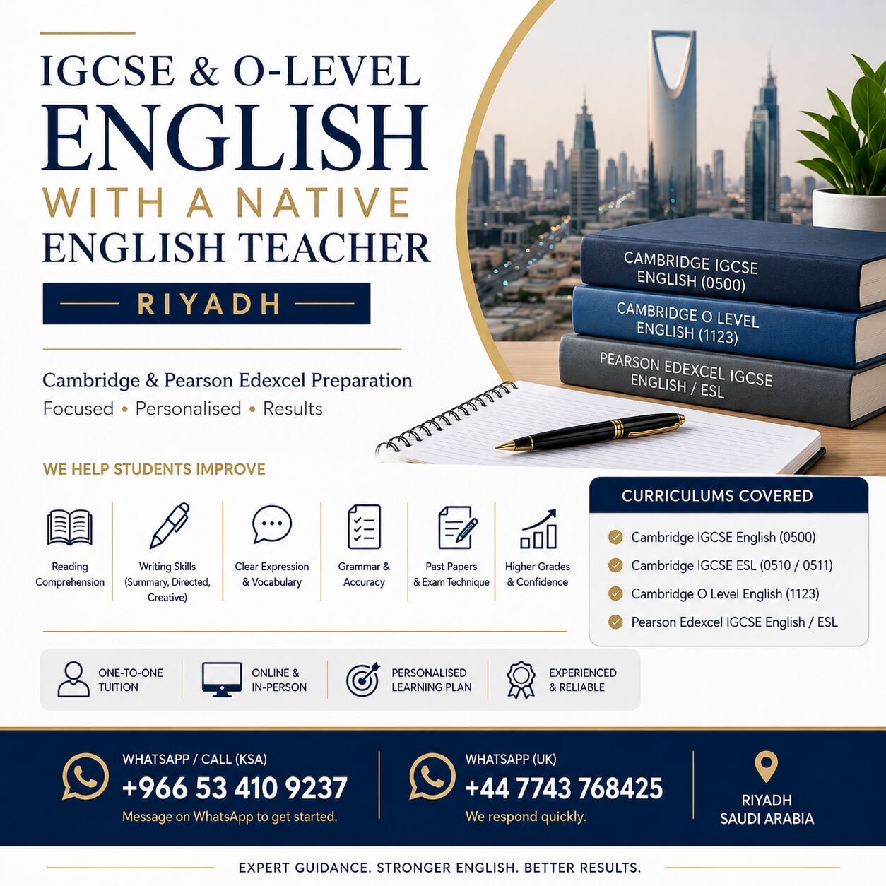 Native English Teacher For IGCSE & in Riyadh