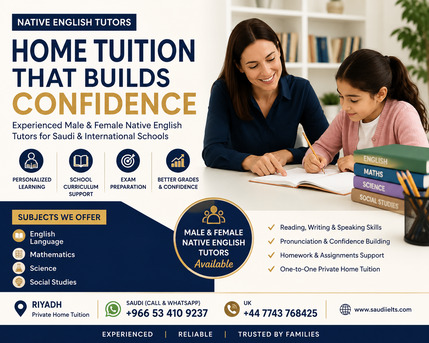 Native Male & Female English Trainers | Riyadh