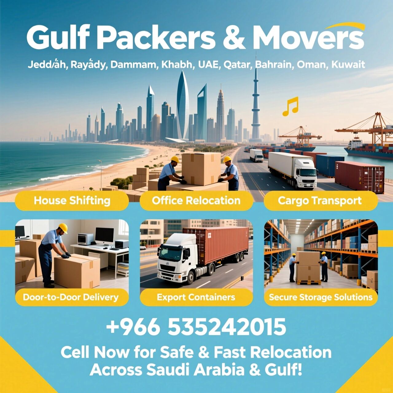 PROFESSIONAL HOME/OFFICE MOVING SERVICES in Khobar