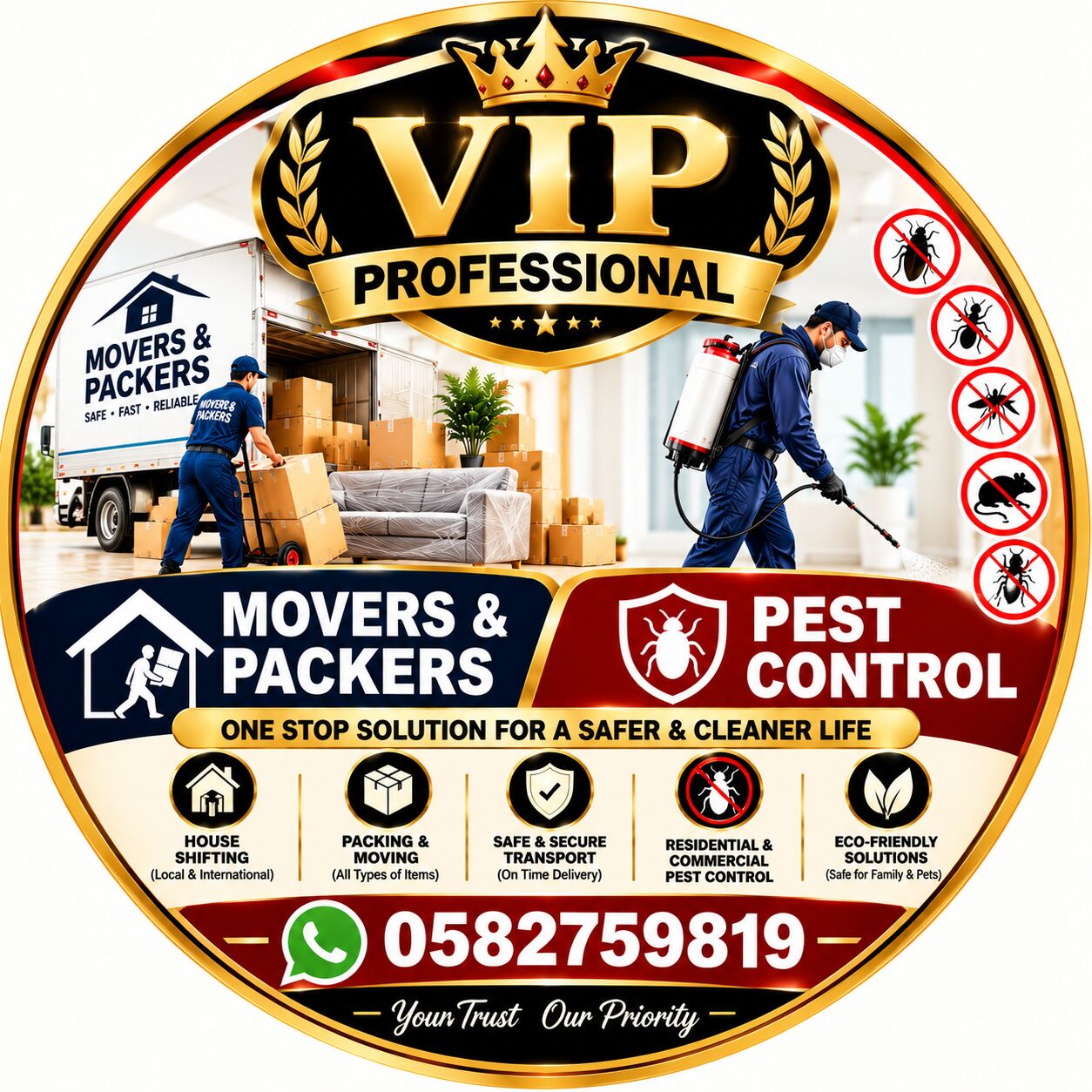 #PROFESSIONAL MOVERS & PACKERS PEST in Riyadh