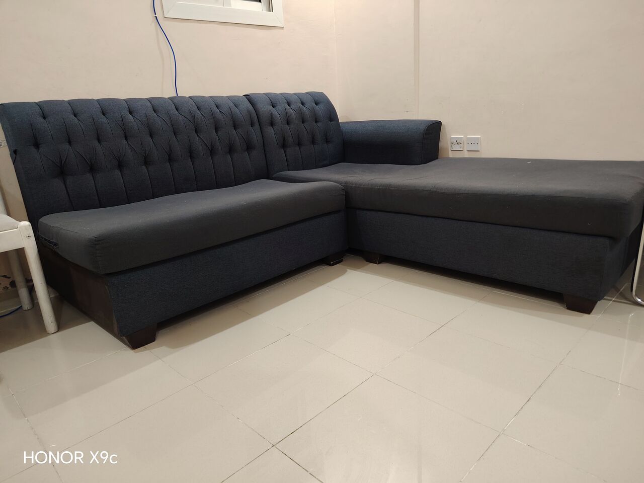 SAR 100, Blue Sofa