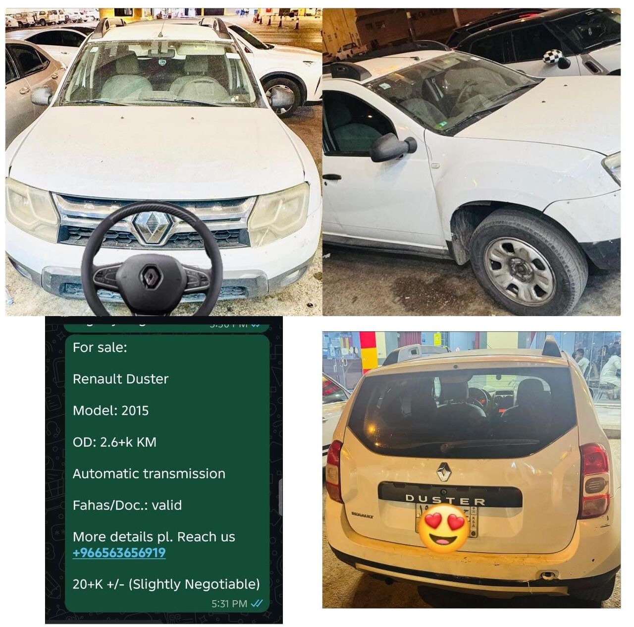 SAR 100, Renault Duster, 2026, in Riyadh