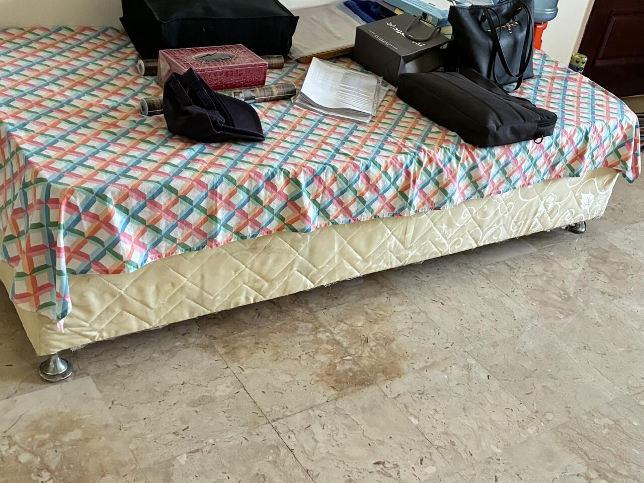SAR 100, Single Bed + Mattress- 100