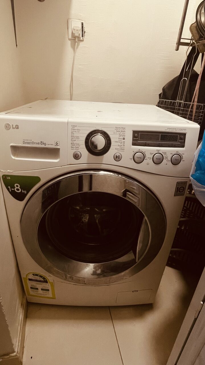 SAR 1000, LG 8kg Front Load Washing Machine