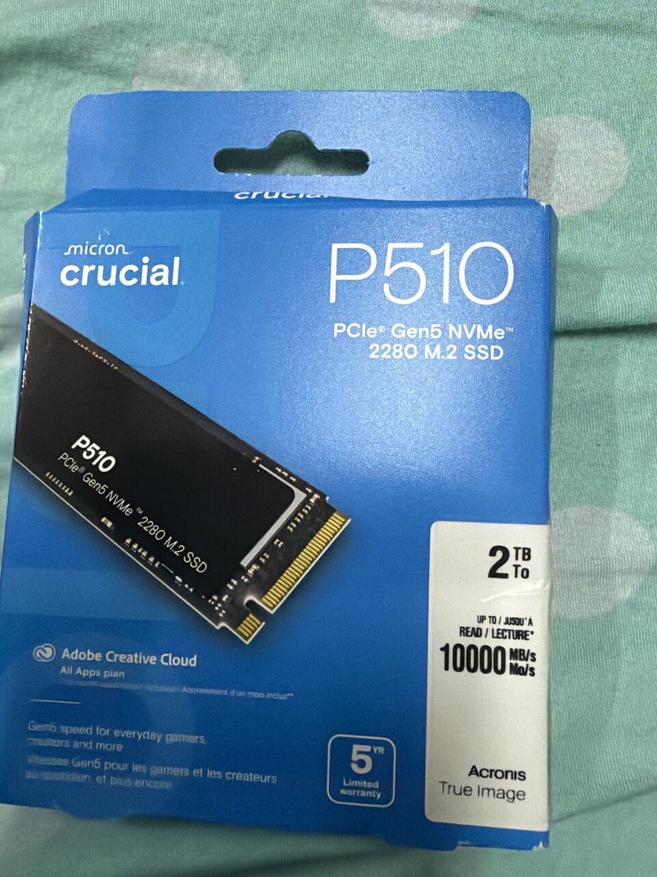 SAR 1400, Crucial P510 Gen5 NVMe M.2 SSD