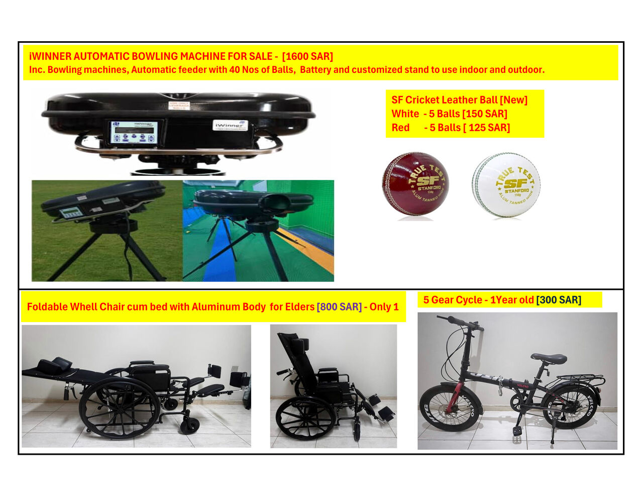SAR 1600, Bowling Machine