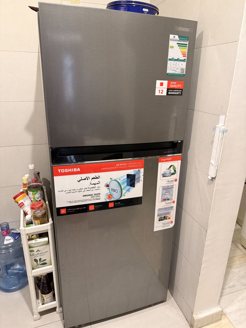 SAR 1800, Toshiba Refrigerator 12 Year in Dammam