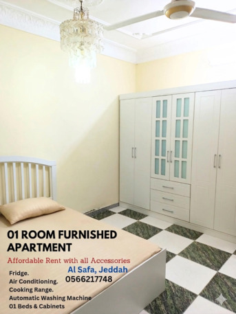 SAR 2200/month, 1 BR, One Room Studio in Jeddah