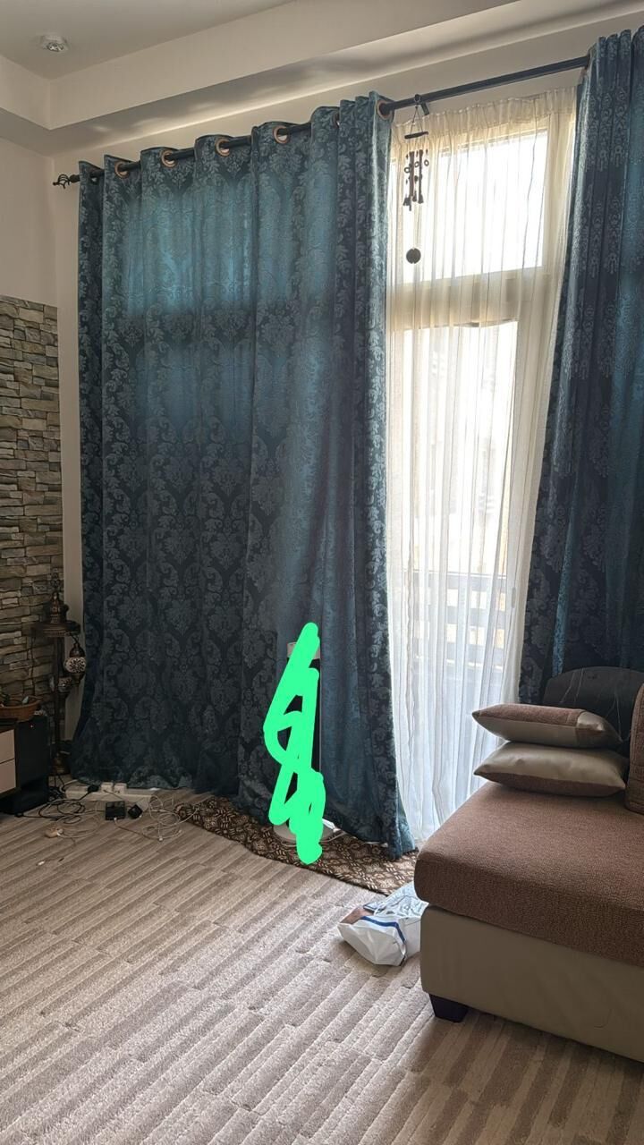 SAR 250, CURTAIN WITH IKEA ROD