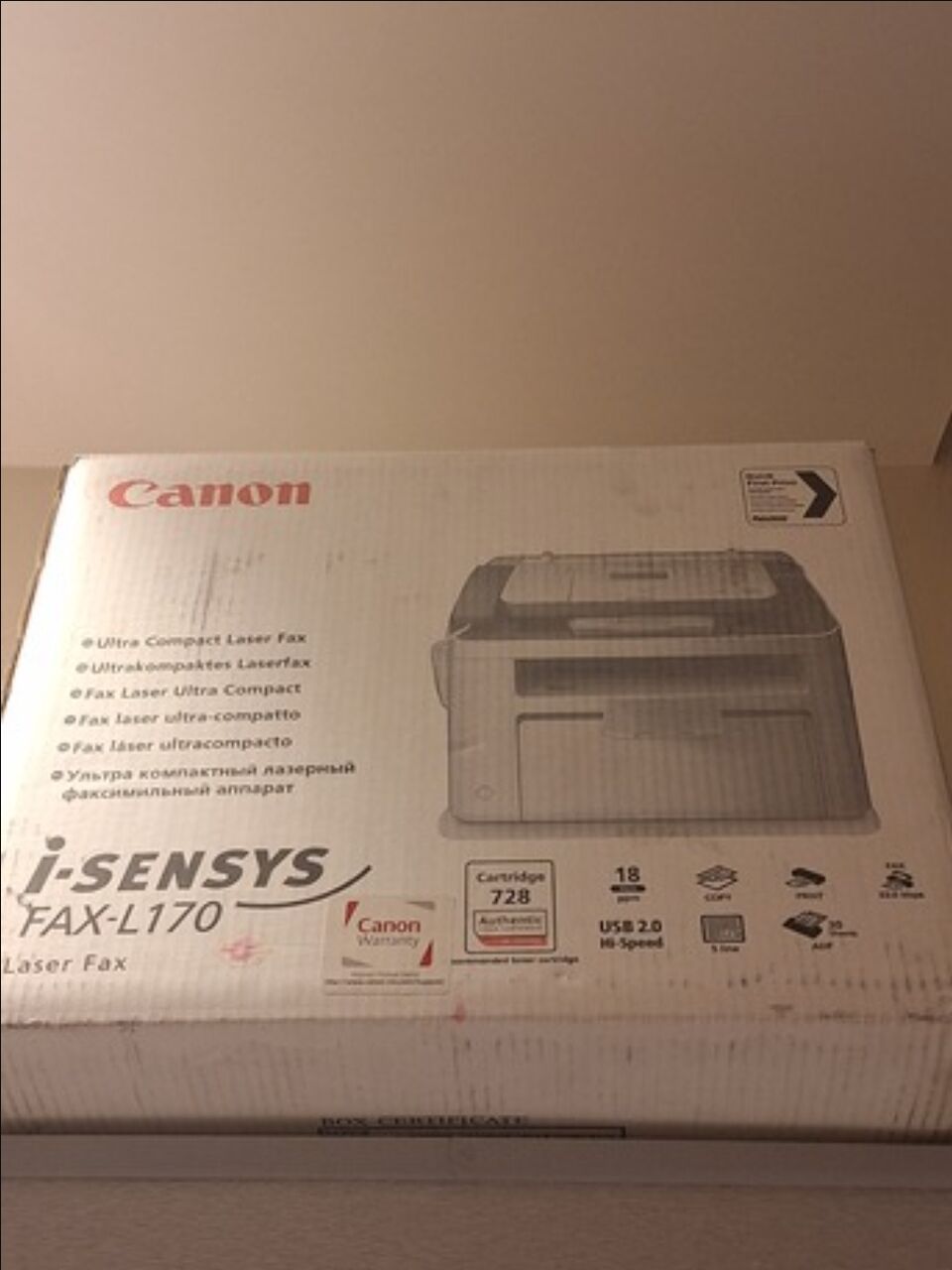 SAR 300, FAX AND PRINTER CANON