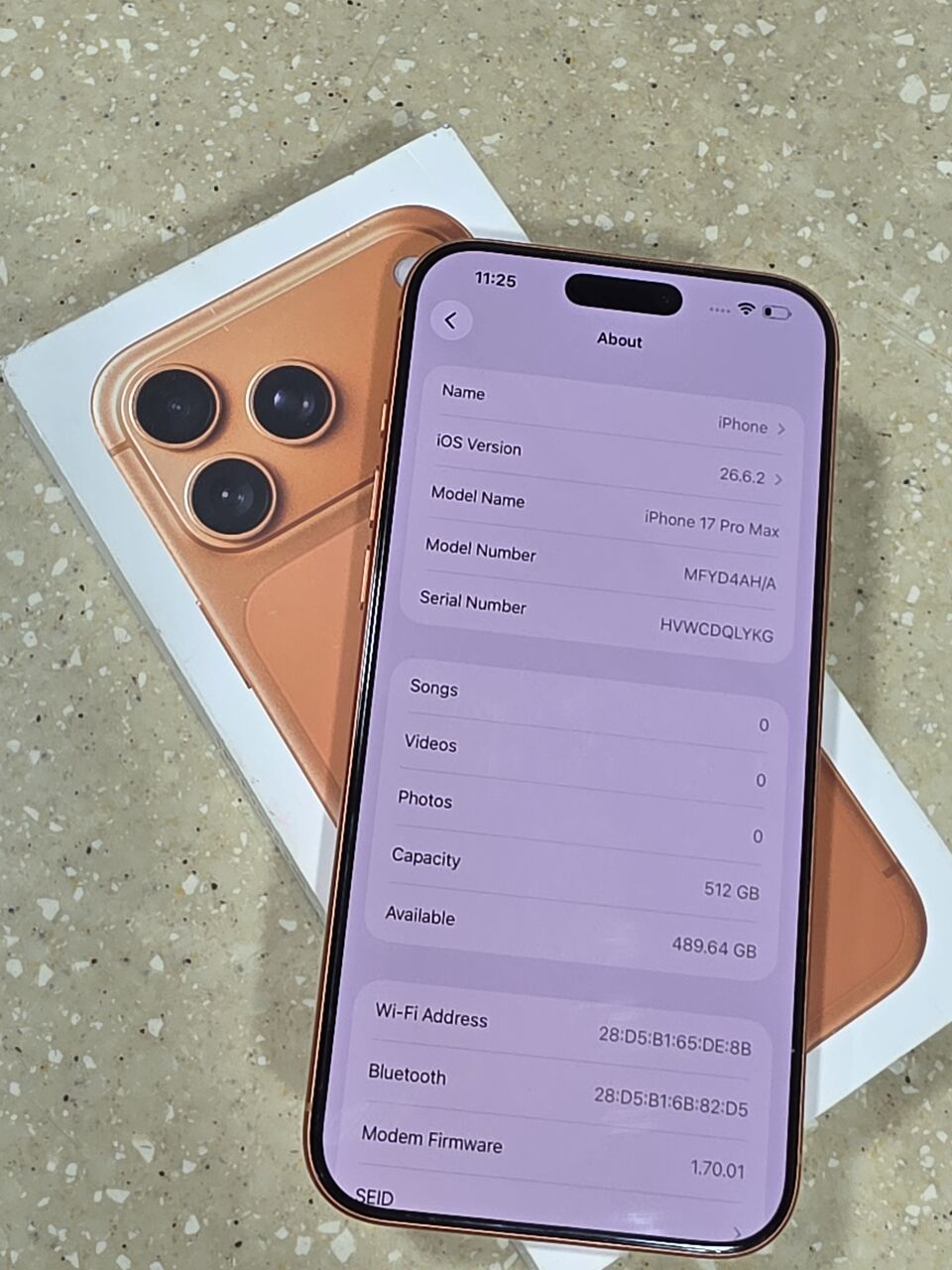 SAR 4500, IPhone 17 Pro Max 512 GB