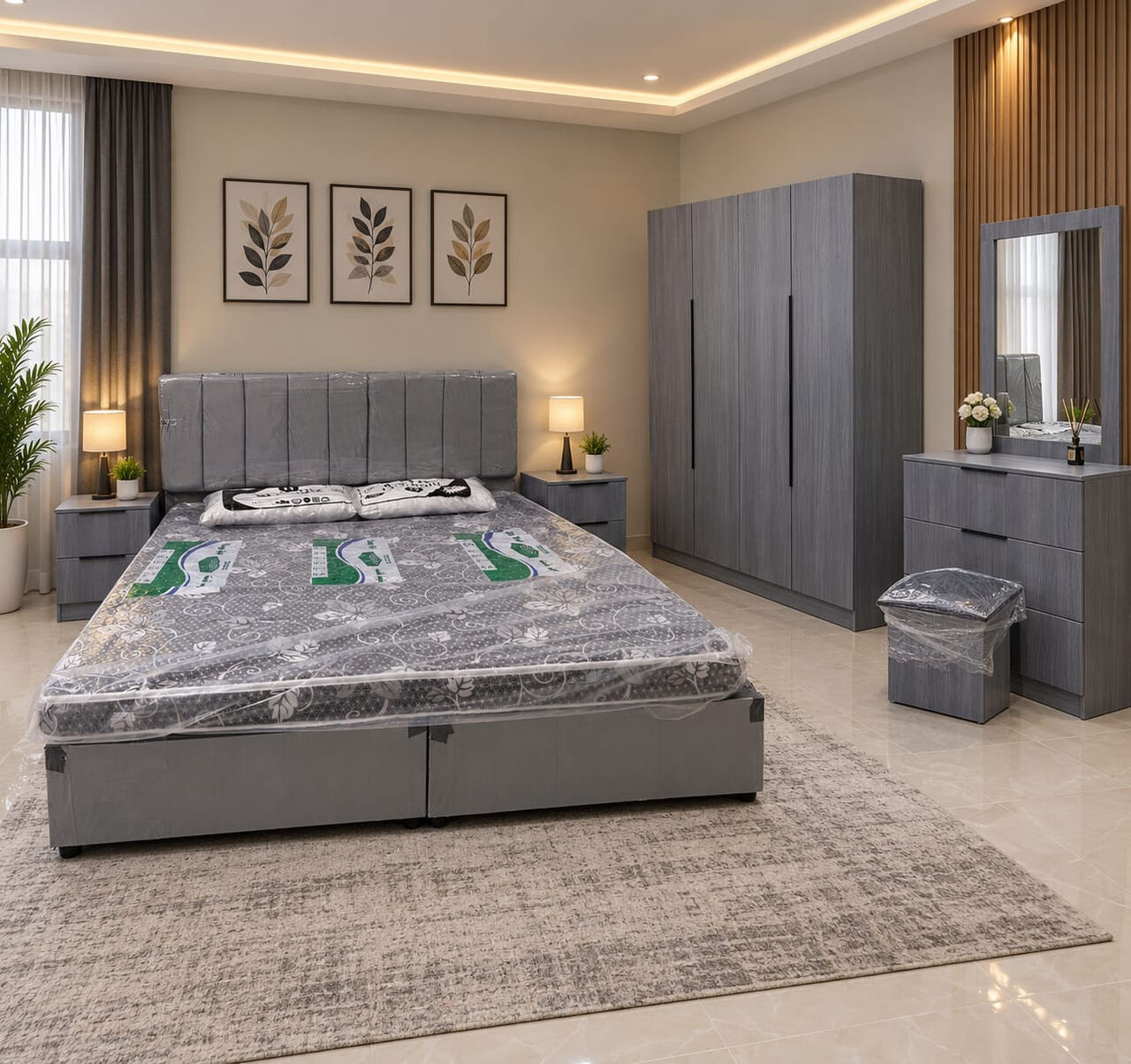 SAR 5, New Stylish And Premium Quality Bedroom Set