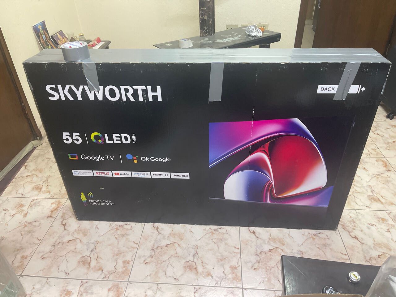 SAR 950, Skyworth 55-Inch QLED 4K Smart in Jubail