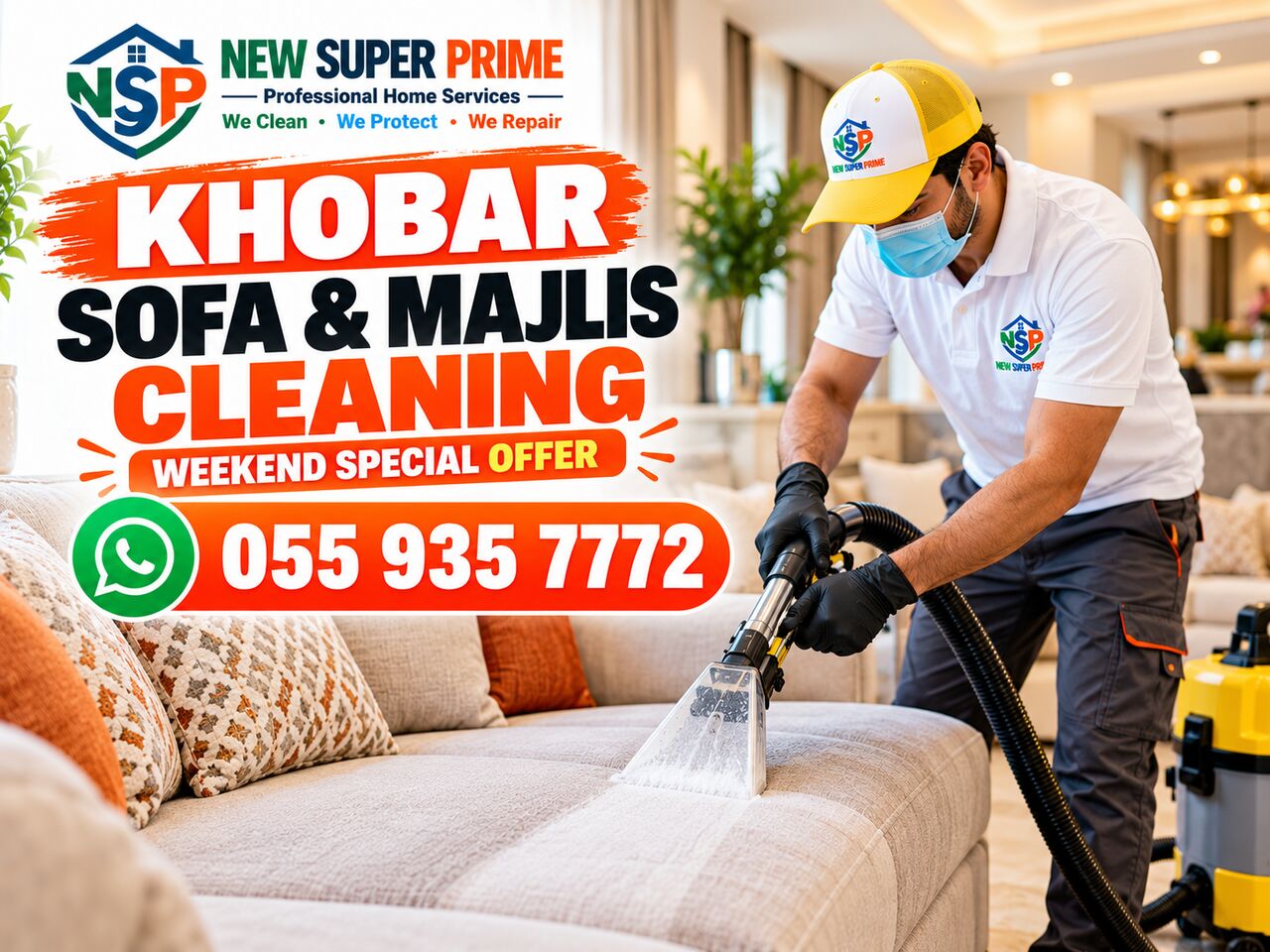 SOFA & MAJLIS CLEANING KHOBAR DEEP WASH in Khobar