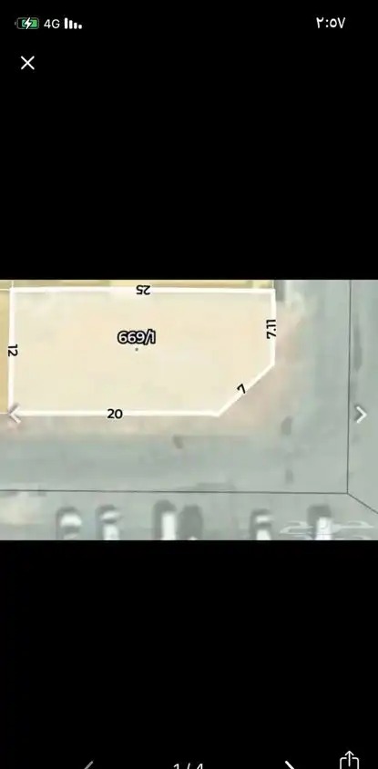 أرض تنال الرمال زاويه 15شرقي و15جنويي في الرياض