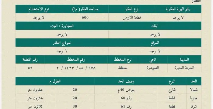 ارض تجاريه سكنيه بمخطط الصويدره