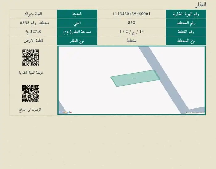 ارض سكنية في الجلة غرب الرياض السعر 180 ألف