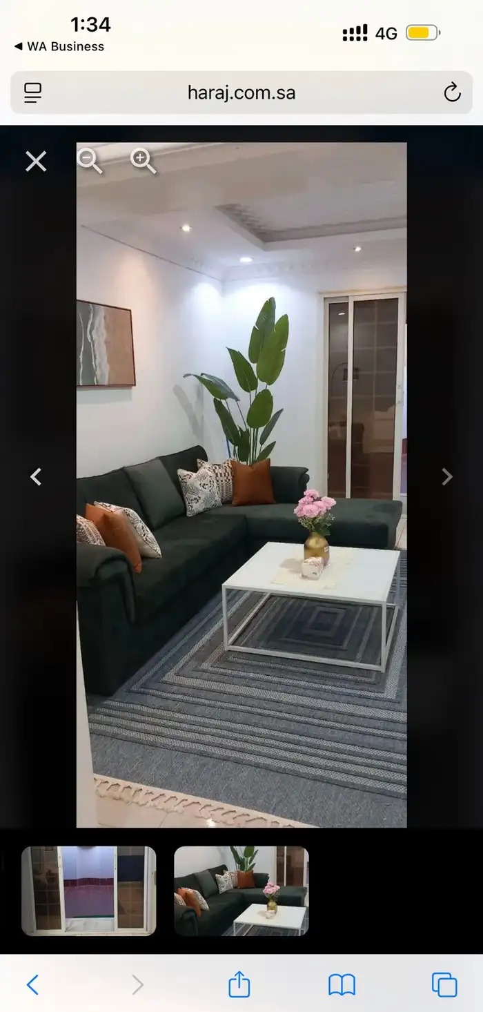 شقه روف صغيره غرفه وصاله نهاية شارع التحليه شرقا