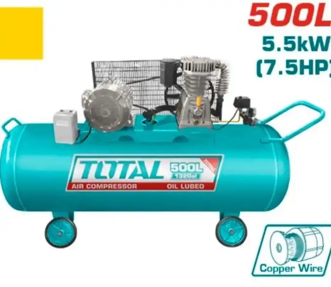 ضاغط هواء 500L7.5HP توتال