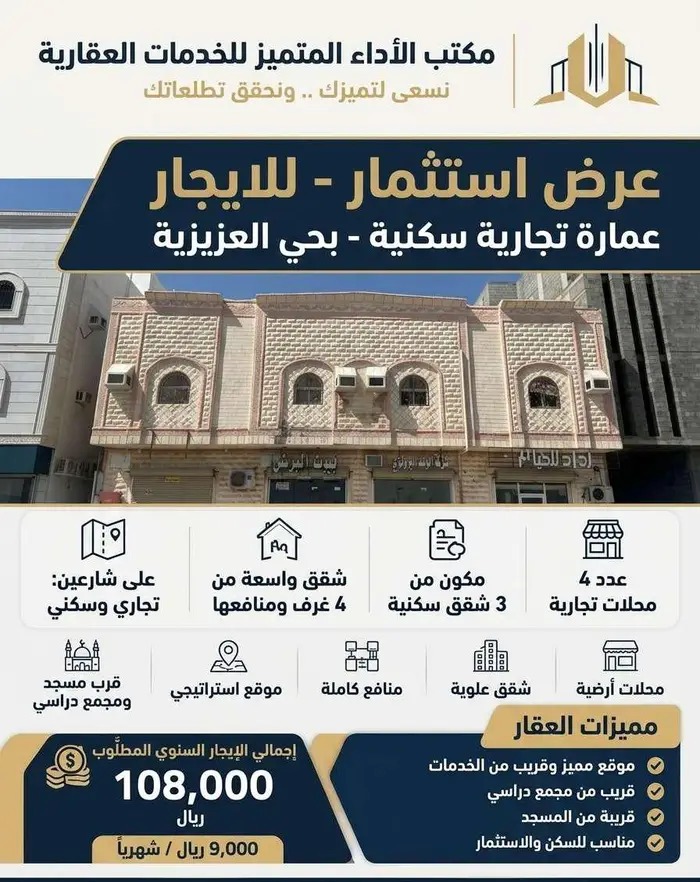 عمارة استثمار في الرياض